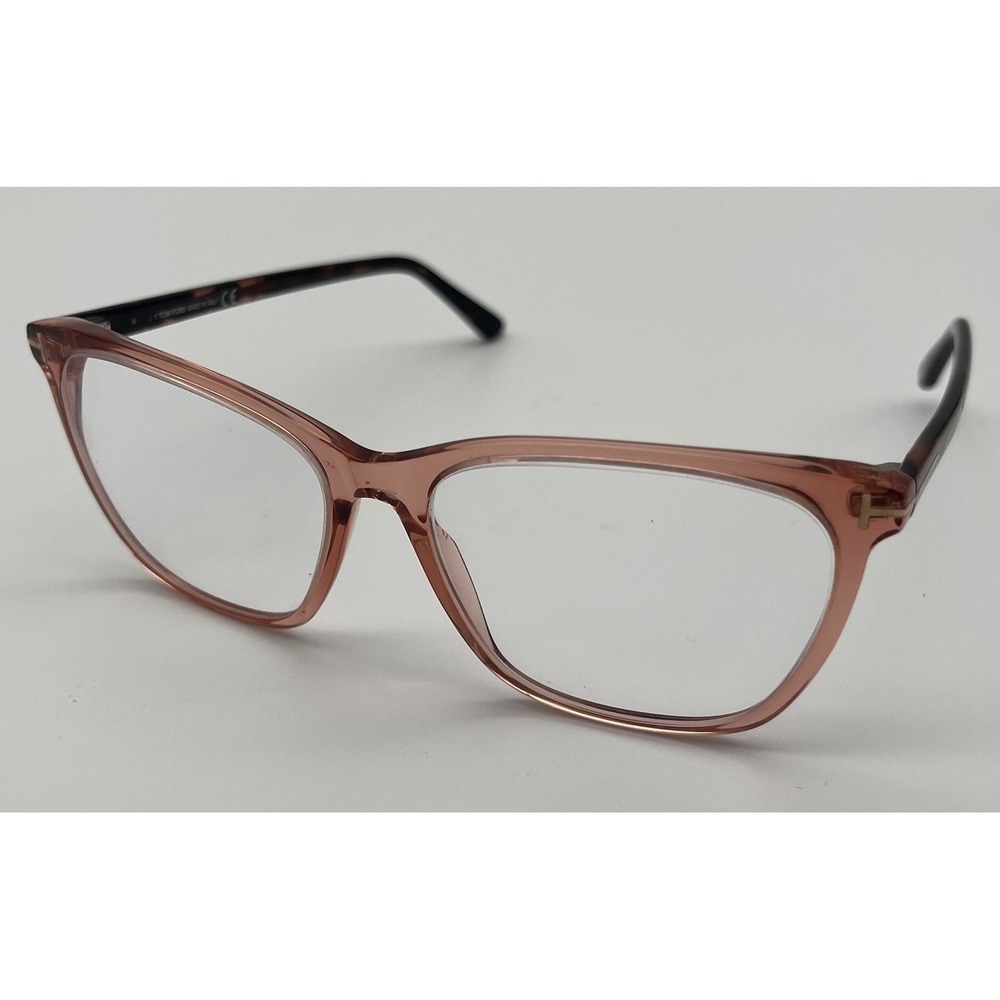 Tom Ford Eyeglasses TF5762-B 074 55-15-149 Transparent Pink Full Rim FRAMES ONLY